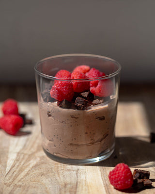 Cacao Raspberry Protein Mousse