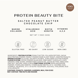 SALTED PEANUT BUTTER CHOCOLATE CHIP 12 Bites